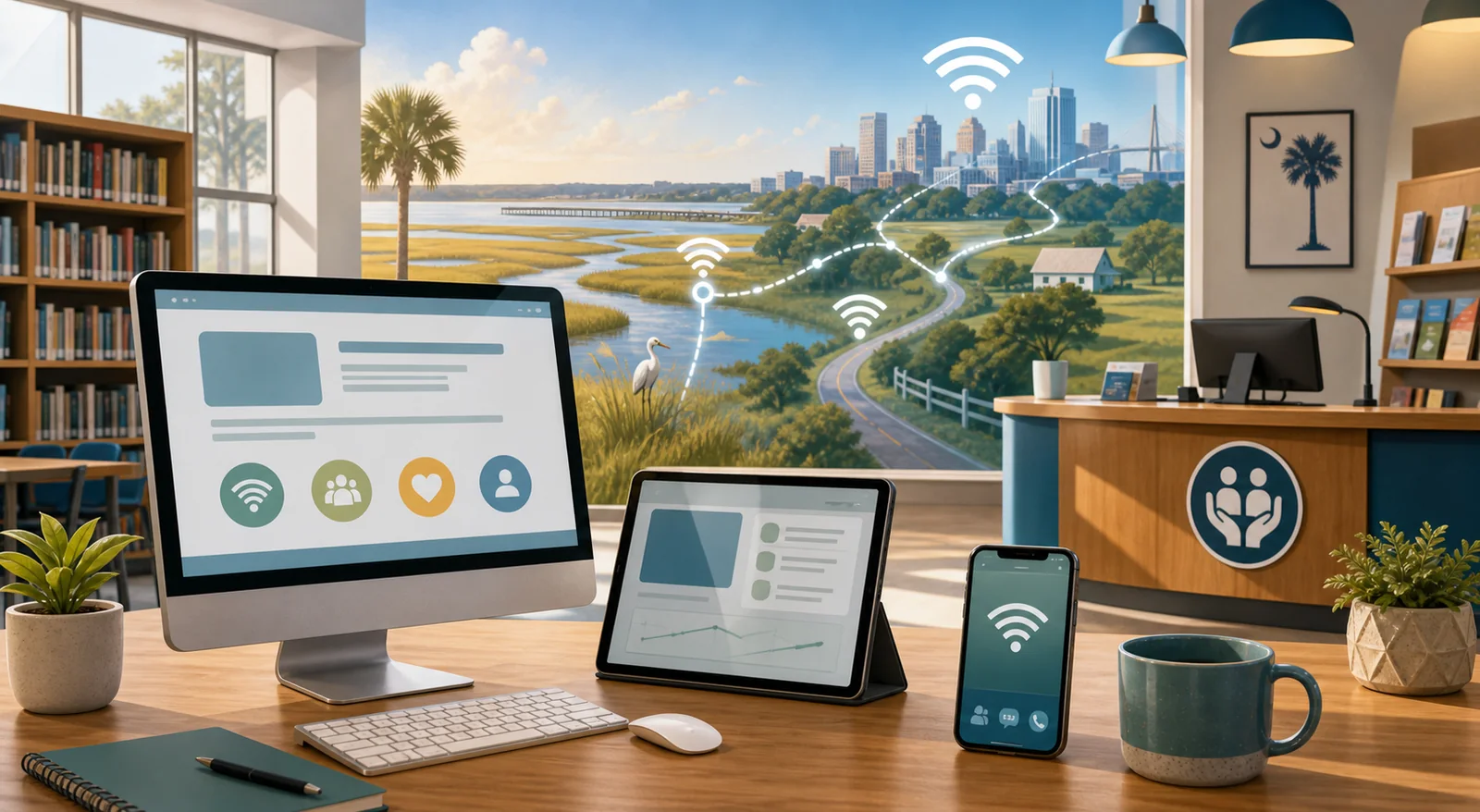 Local digital access resources and tablet alternatives for South Carolina residents